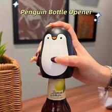 Penguin Bottle Opener, Cartoon Creative Bottle Cap Opener, Pressure-Activated Bottle Opener Tool For Beer, Champagne, Beverages, Home Use