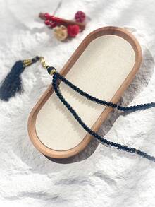 1pc/6pcs Islamic Prayer Beads, 99 Glass Faux Pearl Thread Beads For Muslim Worship And Arabic Praise Bracelet - Multicolor - View 5