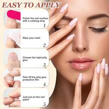 Press On False Nails - Tournesol 3D - View 6
