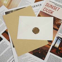 5/10/20/50pcs Vintage Style Linen Envelopes - Chinese Style Cards, Invitations, Postcards, Wax Seal Compatible, 250g Premium Quality Back To School