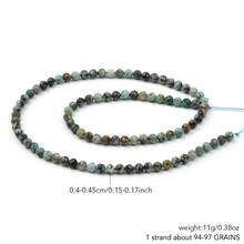 1 streng 4mm Natuursteen Edelsteen Ronde Kralen Voor Doe-Het-Zelf Sieraden Maken - 4 mm - Bekijken 31