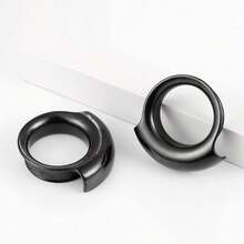 ADYJELY 2 pezzi Dilatatori per orecchie curvi per uomo, tappi e tunnel per orecchie per donna, misura 0G 00G 8mm 10mm, tunnel per orecchie, orecchini allarganti