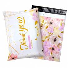 40pcs Poly Mailers, Transport Mailing Bags,Fashionable Floral/Leopard/Marble/Bow Prints 14.5x19in,Simple Multi-Purpose Packing Bag Great ForClothing,Business Product & Gift Mailing,School, Office Back To School Etc - 14,5*19in - Xem 7