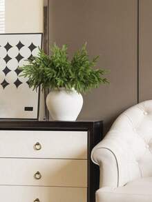 5 pièces Décoration de feuilles de pin artificielles, convient pour l'automne/l'hiver, la maison, la table des fêtes, les fêtes de Noël, les anniversaires, les centres de table, la création d'ambiance, l'arbre de Noël, les couronnes DIY, l'escalier, la cheminée