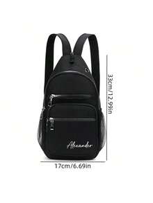 Customized New Waterproof And Versatile Chest Bag, Suitable For Outdoor Fashion And Sports, Crossbody Bag, Multifunctional, Suitable For Both Men And Women To Wear, Easy To Carry When Traveling, Multi Pocket Design, Simple And Fashionable Color Matching, Multiple Color Options, Large Capacity, Simple Casual Shoulder Bag, Give To Family And Friends, Birthday Gifts, Essential For Going Out