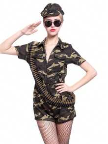 96 件装服装道具塑料子弹海盗模拟子弹链适用于军警机枪战斗游戏 - 彩色 - 查看 2