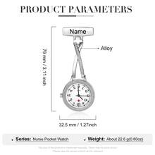 1pc Custom Name Nurse Pocket Watch, Nurse Watch With Lapel Pin, Wedding Keepsake, Designed For Nurses, Hairdressers, Midwives Exclusively,Personalized Nurse Name Diamond Pocket Watch, Engraved Nurse Pocket Watch, Nurse Pocket Watch With Lapel Pin, Graduation Gift For Nurse,Custom Name Nurse Pocket Watch,Nurse Watch With Lapel Pin,Wedding Souvenir,Designed Exclusively For Nurses, Beauticians, Midwives