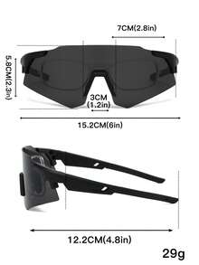 1 Pc Men's New Classic Style Glasses With Frameless Coated Lens Design Fashion Glasses Multi-Color Lenses Simple Style Decorative Glasses