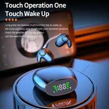 超薄睡眠耳机，佩戴舒适，带高清LED电量显示，大容量电池充电盒，超长待机时间 - 彩色 - 查看 3