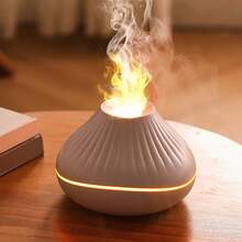 A18 Aroma Diffuser - Narcissus Bulb Design, Ultrasonic Essential Oil Diffuser With LED Flame Light, Quiet Aromatherapy Diffuser, Ideal For Home And Office, Yoga And Sleep - Multicolor - View 10