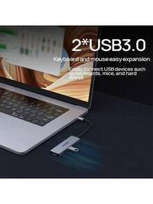 PHILIPS Estación de acoplamiento tipo C SWR1608E/93, adaptador USB-C a HDMI, lector de tarjetas SD/TF para portátiles y tabletas (gris espacial) - Gris espacial - Ver 5