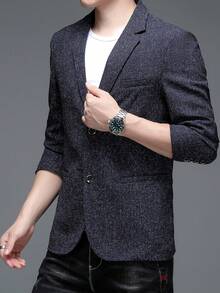 男士时尚商务尖领西装外套