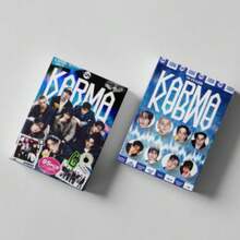 【SKZ派对】KPOP SKZ 最新专辑《For KARMA》照片卡和贴纸套装，共95件，双面高清，集收藏、装饰和礼物于一体，包含55张照片卡和40张贴纸。演唱会/派对/自拍装饰必备，收藏家/粉丝/追星族必备。 - 彩色 - 查看 4