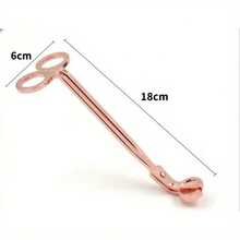 18cm Candle Wick Trimmer Stainless Steel Candle Scissors Trim Wick Cutter Round Head Candle Core Shears Handmade Tools - Multicolor - View 11