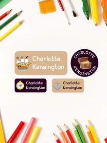 Custom Daycare Labels | Labels | School Supply Stickers | Waterproof Labels | Personalized Name Labels Back To School, Custom Name Labels, Waterproof Name Sticker Label Vinyl, Name Tags School Labels, Daycare Labels, Camp Labels