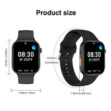 2025 Silicone Strap Smart Watch For Men, 2.02" HD Screen, Call Answering/Dialing, Step Counting, Calorie Tracking, Multi-Sport Modes, Incoming Call/Message Alerts, Full-Screen Touch For Android/IOS, Elegant Gift