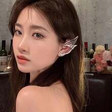 2个蝴蝶仙子耳夹，节日服装角色扮演耳环，万圣节角色扮演，无需耳洞的耳钉，精灵耳夹创意耳环，暗黑仙子耳朵 - 彩色 - 查看 10