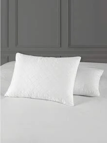 Lovella Paris Quilted Pillow 50x70 Cm | Soft & Supportive Sleep - White - View 1