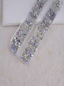 12 ô lưới 6 kích cỡ Đá pha lê trong suốt dạng phẳng, bóng, dùng trang trí móng tay, kèm nhíp và dụng cụ gắp đá, bút chấm đá, dụng cụ làm móng, trang trí mặt và mắt, đồ thủ công làm móng, phụ kiện móng tay, giá rẻ, ngày lễ tình nhân, hàng giá rẻ, du lịch, đồ dùng cần thiết khi đi du lịch, trang trí phòng, quà tặng ngày lễ tình nhân, đồ rẻ tiền, phòng, đồ 1 đô la, đồ dùng cần thiết cho kỳ nghỉ, quà tặng cho phụ nữ, phòng ngủ, ngày lễ tình nhân, 99 xu - Nhiều màu 4 - Xem 4