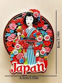 1pcJapanTokyo Osaka Refrigerator Magnets Tourism Souvenirs 3D Home Decoration Magnetic Stickers - Multicolor - View 5