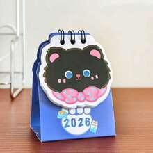 The 2026 Cat-Themed DouDou Desk Calendar Is A Cute And Adorable Check-In Record Item With A Cartoon Self-Discipline Mini Calendar