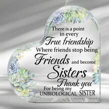 Friend Female Friendship Female Best Sunflower Non-Biological Sister Birthday Female Thank You Acrylic Friendship