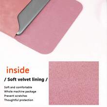 13.3 Inch Laptop Sleeve, 13-13.3 Inch Shock-Resistant Laptop Inner Bag, Compatible With Macbook 13 Air 13 13.6 M4 M3 M2 M1/Pro 13/Pro 14, HP, Asus, Lightweight Carrying Laptop Bag, Envelope-Style PU Leather Business Briefcase, 12.9 Inch Tablet Bag, Unisex - Multicolor - View 9