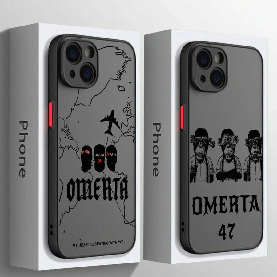 Omerta 47, Omerta 47 Case Phone Case For Fashion O-OmertaS Maes 47 16e 16 15 14 13 12 11 Mini Pro Max X XR XSMax 7 8 6s Plus Matte Clear Back - FGHS-292X105A4 - 查看 1