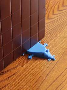 1 Stück mausförmiger Silikon Baby Türstopper, Kindersicherheits Türstopper Kissen - süßer Cartoon Gummi Türstopper mit rutschfestem Design, verhindert Fingerklemmen, Wohnaccessoire