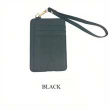 Slim PU Leather ID Card Holder, Multi‑Slots Clear Window Card Wallet For Credit Bus ID Cards - Multicolor - View 12