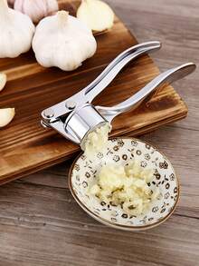 1/2件装金属蒜蓉压榨器，专业手动蒜蓉切割器，蒜姜压榨器，蔬菜切碎器/蒜蓉切割器和去皮器/调味料和香料工具/日常家居用品/厨房配件/厨房/情人节/婚礼/情人节/复活节/斋月