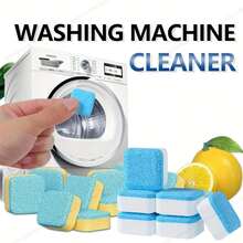 柠檬香味多功能洗衣机清洁剂：深度清洁和除臭，适用于前置和顶部装载的洗衣机 - 彩色 - 查看 3