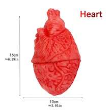 Decoración de Halloween Horrible Miembros rotos falsos de sangre Dedos Piernas Brazo Pies Corazón Partes del Body falsas a tamaño natural Accesorios para fiestas de Halloween