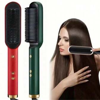 RAF Cepillos de pelo profesionales, alisadores, peines alisadores anti-escaldado, alisadores y rizadores de pelo todo en uno, rizadores de iones negativos que dan volumen, y peines de peinado con zonas de temperatura múltiple, son adecuados para regalar a mujeres y excelentes regalos para el Día de la Madre.