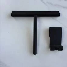 Raspador de silicona de mano, con limpiacristales de gancho, raspador de ducha, raspador de limpieza del hogar, raspador de ventanas, raspador de eliminación de agua, adecuado para puertas de ducha, baños, ventanas y cristal de automóvil, artículos de limpieza, herramientas de limpieza, artículos esenciales de vuelta al colegio, Halloween y Navidad - Multicolor - Ver 11