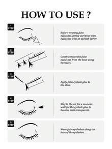 Rikuaild 200 Clusters Lashes 60D Faux Mink Individual Eyelashes, Natural Thick Eyelash Extension Cosmetics Suitable For Any Style Lash Clusters, Eyelash Clusters, Individual Eyelashes, Lashes, Fake Lashes - Black - View 8