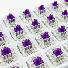 Pro Purple Switches For Mechanical Keyboard,3-Pin/Light Tactile/Pre Lubed/RGB/LED Switches(Pro Purple,36Pcs) - Màu tím - Xem 7
