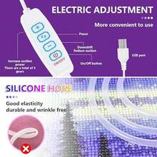 Electric Vacuum Diamond Paint Pen, Adjustable Suction Level, Diamond Art Painting Pen Without Wax, Diamond Painter Accessories Kit Tool For Setting AB Stones With Storage Tray(Purple) - 紫色 - 查看 5