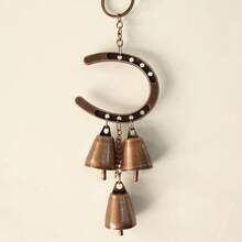 1pc Shovel Shaped Wind Chime With Decorative Chain, Wrought Iron Courtyard Clock - Adding Soothing Sound To Balconies And Courtyards, Home Decoration, Wall Decoration, Window Decoration, Door Decoration, House Decoration, Excellent Home Decoration Products