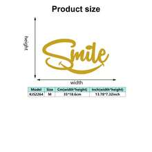 1 pezzo Decorazione da parete artistica e personalizzata con testo, facile da appendere, adatta per soggiorno, camera da letto o studio, migliora l'estetica dello spazio, rompe facilmente l'atmosfera noiosa, irradia sole e gioia, regalo ideale per vacanze, Natale, Ognissanti