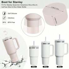 1 accesoriu pentru căni de 30-40 oz, 1 capac reutilizabil din silicon în formă de floare de 10 mm, 1 vârf de pai din silicon compatibil cu cana, etanș la scurgeri, stropire și praf, 1 capac de protecție pentru cana din cauciuc siliconic, accesorii pentru cana, cadouri de sărbători