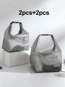 1 Stück/2 Stück/3 Stück/4 Stück/5 Stück wasserdichte Tasche für Badeanzug und Handtücher, wasserdichte Kleidertasche mit Griff, Reißverschluss, aus Oxford-Gewebe, für Outdoor-Sport, wasserdichter nass-trocken Sack, für Reise, Gym, Strand, Kreuzfahrt, Schulsachen, Handyhülle, wasserdichte Tasche, Outdoor-Sport, Strandhandy Schutztasche, Reiseaccessoires, Urlaubstasche, Schultasche, Kosmetiktasche, Kulturtasche, große Kapazität für Damen und Herren