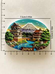 1pcJapanTokyo Osaka Refrigerator Magnets Tourism Souvenirs 3D Home Decoration Magnetic Stickers - Multicolor - View 13