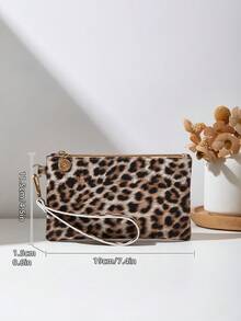 时尚简约休闲多用途手提包、手机袋、钱包、通勤、运动、小包、女士手机包、个性化礼物、校园包、钱包、可爱女士零钱包、周末包、女士零钱包、轻便折叠包、跑步包、情人节定制礼物、钱包、斜挎包、校园风格钱包、零钱包、口红包、学生钥匙包、金色鳄鱼纹钱包、豹纹钱包、约会之夜、外出、街头、晚会、小钱包 - 彩色 - 查看 5