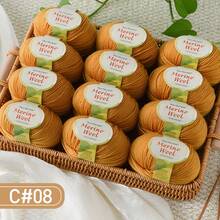 2 Packs, 600g, Merino Knitted Yarn, For Knitting Sweaters, Cardigans, Hats, Gloves, Scarves, Vests, Handmade Yarn Balls, Multi-Pack Knitted Yarn, Gift, Mother's Day Gift, Multiple Color Options, Handmade Knitted Yarn, Warm Yarn Balls, Soft & Comfortable Knitted Yarn - 12 Balls Of Wool Green Label - View 10