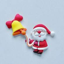 Decoraciones para cupcakes de Navidad, Decoración de tarta con adornos de Papá Noel suaves y pegajosos para fiestas con tema navideño, regalos de Navidad, decoraciones navideñas, pijamas navideños