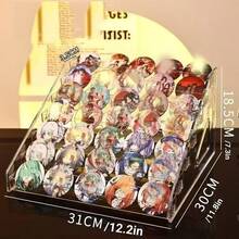 1个透明亚克力化妆品收纳盒，化妆品乳液展示整理盒 - 無色 - 查看 9