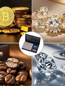 Digital Pocket Gram Scale Mini Portable Digital Scales Grams Ounces Grains Food Jewelry Scale With LCD Display