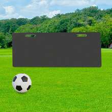 Tabellone rimbalzante per il calcio, muro di rimbalzo portatile pieghevole per il calcio, tabellone rimbalzante per esercizi di passaggio e tiro, resistente alla ruggine, all'umidità, alla corrosione, agli urti e alle deformazioni per esercizi di ricezione della palla, esercizi di tiro, intrattenimento di team building - nero - Visualizzare 7