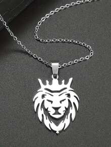 男士经典时尚恐龙吊坠项链 - 街头潮流珠宝礼物